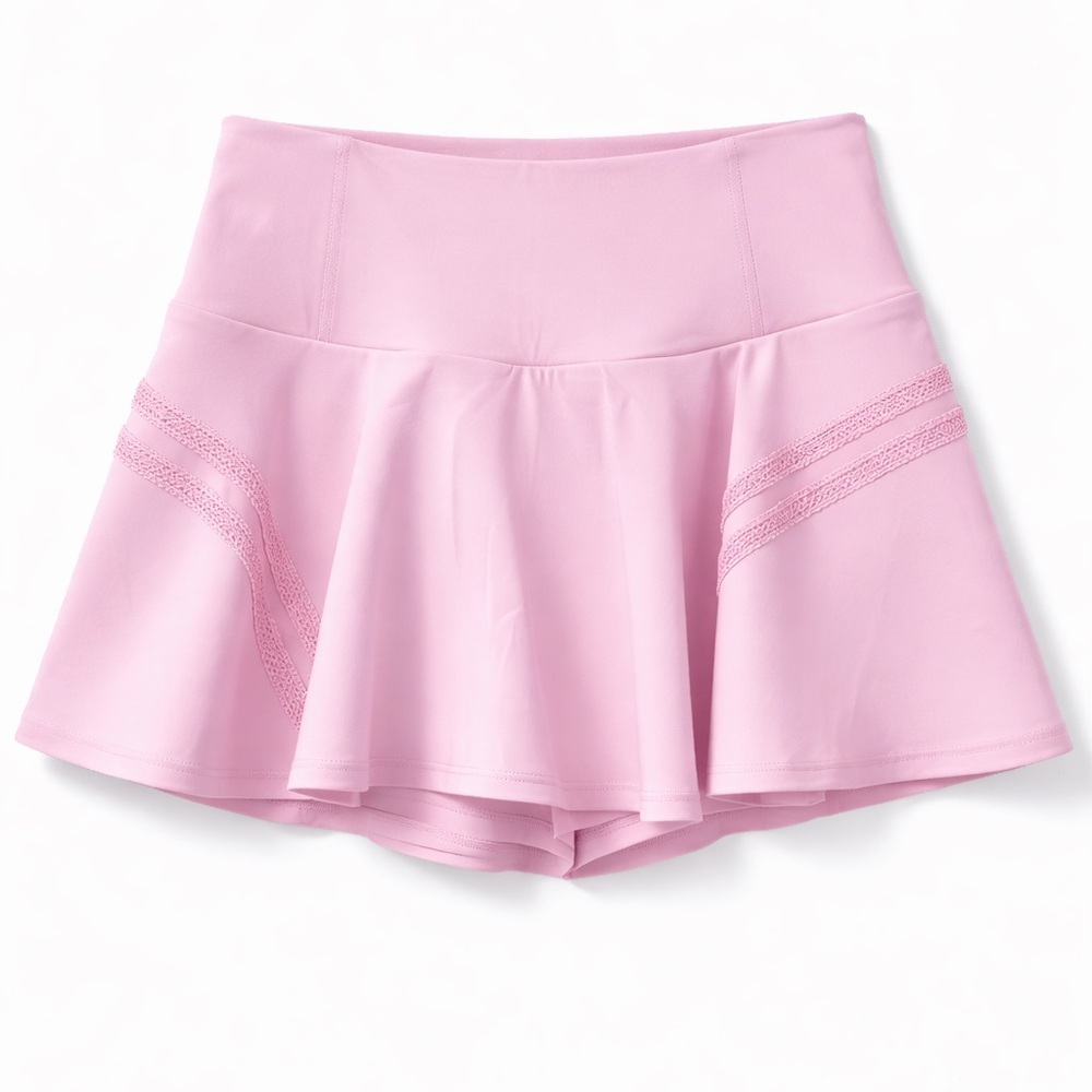 NWOT Free People Mvmt Pleats and Thank You Tennis Skort Light Pink Sz S - Picture 4 of 4